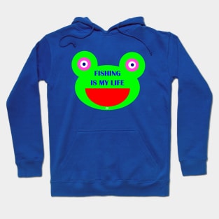 fishing quotes hhh frog Hoodie